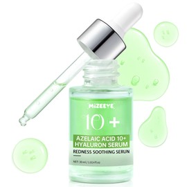 Azelaic Acid Serum For Face, Azelaic Acid 10 + Hyaluron Serum For Sensitive Skin, 30ml Hyaluronic Acid Serum With Niacinamide For Acne & Spot Care, Redness Relief.