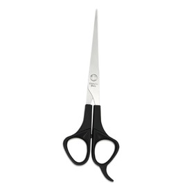 Healvian 5pcs Professional Haircut Scissors Straight Stainless Steel Hairdressing Tool for Home Salon Use Black Durable Lightweight for Bang Cutting Hairdressing