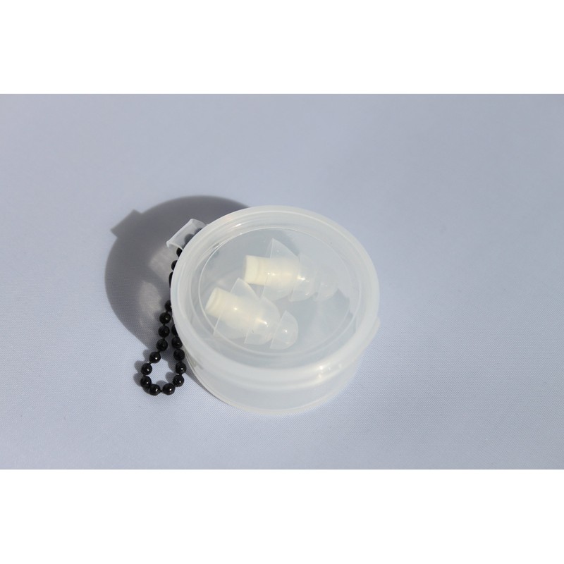SpentShells® Reusable White/Clear Ear Plugs Noise Filtered Ear Plugs with