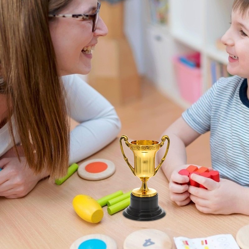 NUOBESTY 20pcs Cup Trophy Plastic Award Trophy for Children Competitions