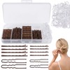 ZAKASEA - Kit de 300 Accesorios para Cabello: 100 Pasadores