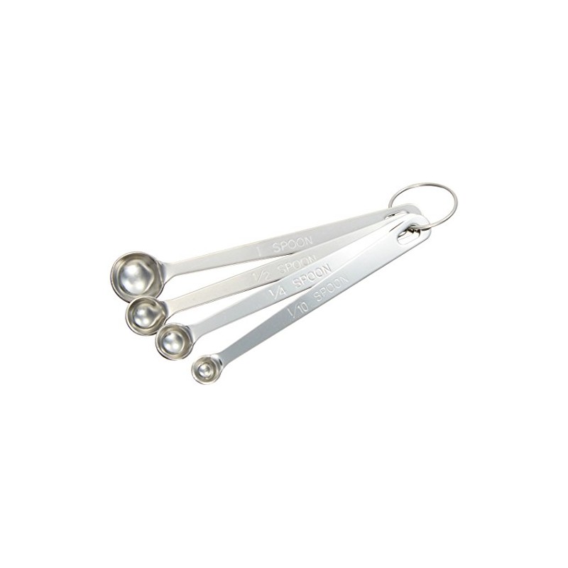 Wadasuki SW 18-8 Extra Thick Measuring Spoons, Set of 4