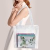 TotePrint 1pcs Waterproof Large Transparent Pvc Shopping Clear Tote Bag