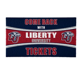 Team Sports America Liberty University | Indoor and Outdoor Entryway | 28 x 16 Inches | Non Slip Back | Welcome Floor Mats | Muddy Dog Paws | Front Door Entrance Home Décor