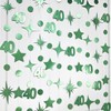 Sage Green 40th Birthday Decorations Number 40 Circle Dot Twinkle