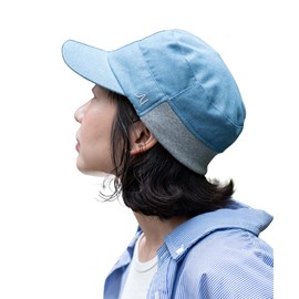 Nakota Denim Work Rib Cap, Men's, Women's, Large Sizes, Summer, Autumn, Winter, Not Stuffy, Loose, Deep, Solid, Simple, Outdoor, Camping, Denim Work Rib Cap, light indigo