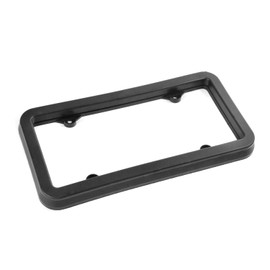 AR-PRO Ultimate License Plate Bumper Guard with Mounting Hardware - 1" Thick Rubber License Plate Frame Protects Bumper from Scratches and Dents - Universal Fit for Cars, Trucks, SUVs, and Vans