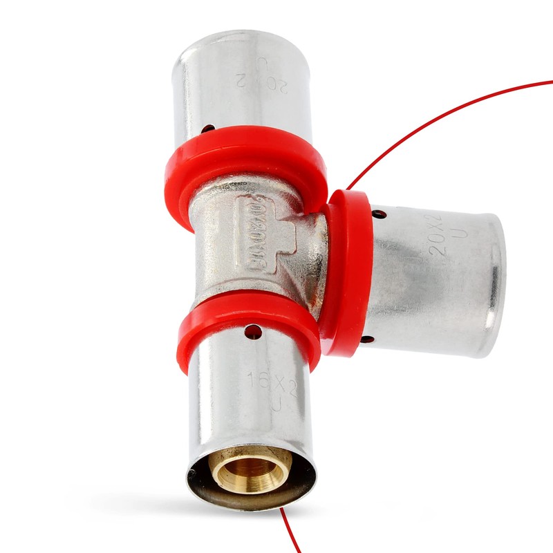 T-Piece PEX Press Fitting 20 x 20 x 16 mm