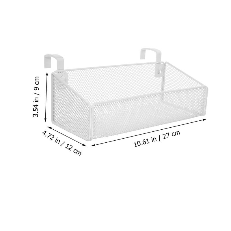 MAGICLULU Bedside Hanging Storage Basket Dormitory Bed Organizer with Hooks