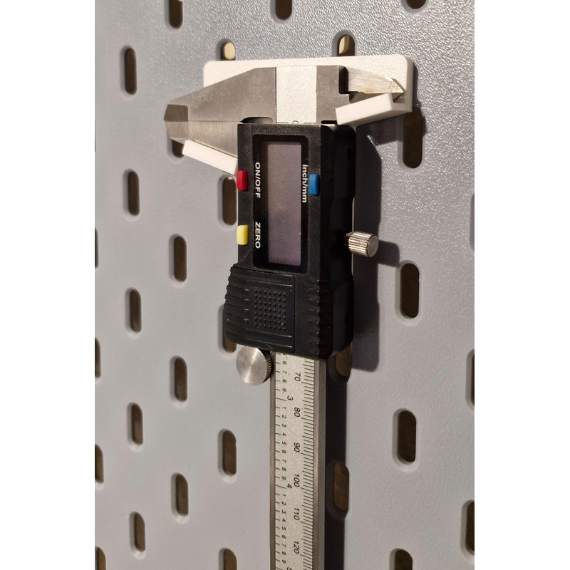 Heavy Duty Skadis Caliper Holder - Compatible with Skadis Pegboard