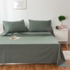 Ruccit 2 Pack Sage Green Pillowcases Washed Cotton Green Pillow