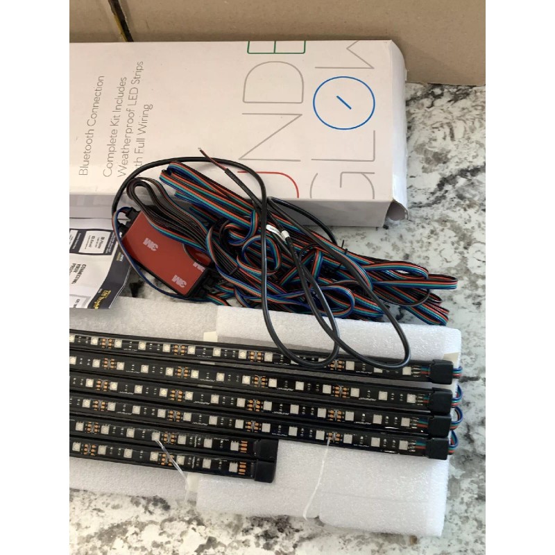 Alpena 77048 UnderGlowz RGB LED Smart Light Strip Kit, 136",