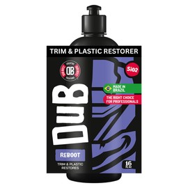 DUB BOYZ Reboot Trim & Plastic Restorer – 16 oz, Restores Faded Surfaces, UV Protection, Water-Resistant Finish, Easy Application for Exterior & Interior Use