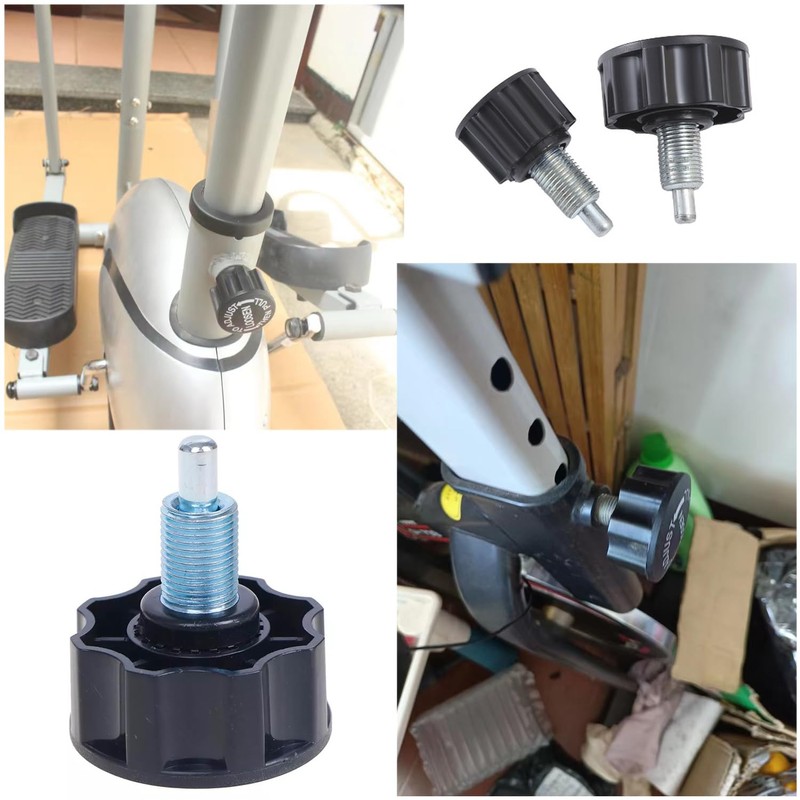 2 Pack Exercise Bike Pull Pin Spring Knob Replacement Universal