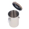 Coffee Canister 1.8L Stainless Steel Airtight Coffee Bean Storage Container