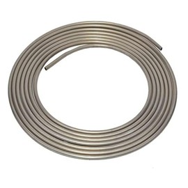 A-Team Performance Metal Fuel Line Tube - 3/8" Dia, 25 Ft Roll, .035" Wall - Aluminum Coiled Tubing Roll for Fuel Systems