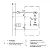 Halmburger Room Thermostat RTR-5510 Anthracite + GIRA E2 1-Way Frame