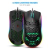 J900 Ratón Gaming con Cable, Ratón de Computadora con Carcasa