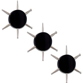 3-Piece Nail Art Dotting Pens, 6-in-1 Circular Nail Dotting Tools Set, Stainless Steel Nail Painting Tool for Embossing & Manicure, Suitable for Professional Salons and Home Use