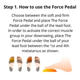 The Force Pedal Bundle -Created Golf Training Aid - Made in Italy- Increase Club Head Speed - Ground Reaction Force and Stability- All of Our 4 Force Pedal Included