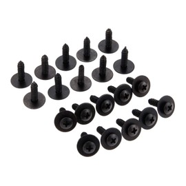 Mtsooning 20 PCS Fixed Auto Car Body Fender Screws M5 M6 Metal Rivet Fastener Cross Self Tapping Screws