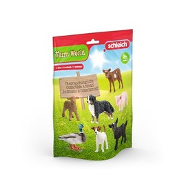 Schleich Farm World Blind Bag - Contains 3 Surprise Farm Animal Toys for Kids Ages 3+