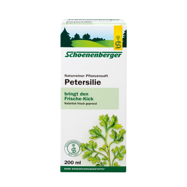 Schoenenberger Naturreiner Pflanzensaft Petersilie, 200 ml Solution
