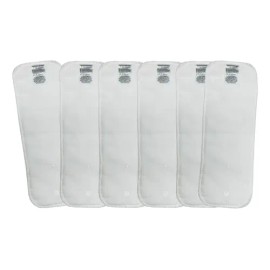 Insertos Absorbentes De Microfibra Para Pañal De Tela 6 Pz