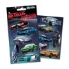 12 Metallic Stickers * Racing Car * for Crafts and