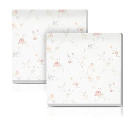 AUEKLLW Sticky Notes 3x3 Inches, 2 Pads Cute Colorful Self-Stick Note Pads, Easy to Post for Home, Office and Daily Life Organization Boho Floral