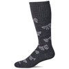 Sockwell Women's Bows Moderate Graduated Compression Sock, Charcoal - M/L