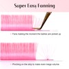 ALLOVE Colored Eyelash Extension Super Easy Fan Pink Volume Lash