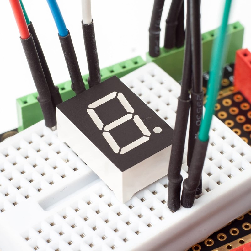 PATIKIL 5pcs Common Cathode 7 Segments 10 Pin 2 Bit