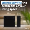Shelly Blu Door/Window Black - Smart Bluetooth-Operated Montion Sensor Alarm,