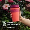 KeepCup Original Clear, Reusable Plastic Coffee Cup | Splashproof Lid,