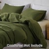 Lanqinglv Duvet Cover Set Double Bed Olive Green Bedding Set