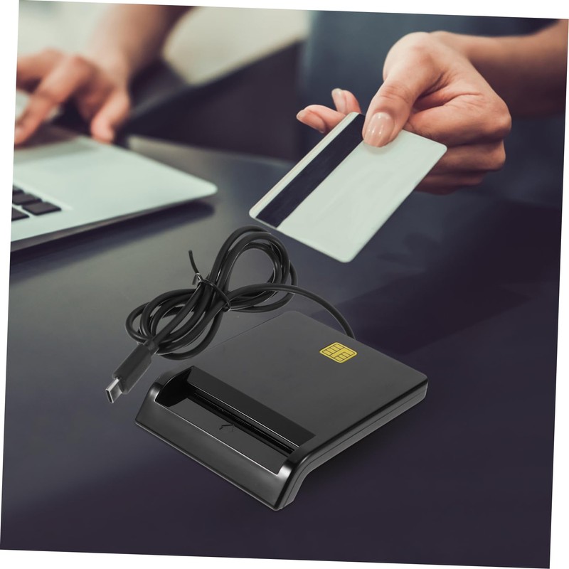 STOBAZA USB Smart Card Reader Portable Multi Card Reader for