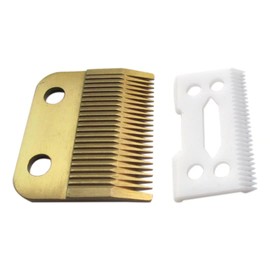 2023 Upgraded Professional Adjustable Replacement Blades Set #1006-30-15-10 for The 5-Star Senior #8545 Hair Clippers Gold