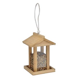Haushalt International Wooden Bird Feeder