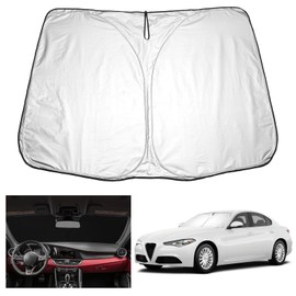 YEE PIN Kona 2024 Sonnenschutz Auto kompatibel mit Hyundai Kona SX2 2024，Faltbare Auto Sonnenschirm Kona SX2 Frontscheibe Windschutzscheibe UV Staub Schutz