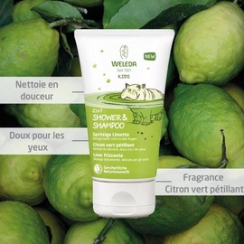 Weleda Kids 2-in-1 Lively Lime Shampoo & Bodywash 150ml