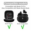 6 Pairs Double Flange Compatible with Beats Fit Pro Ear