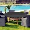 laffoonparts Outdoor Waterproof Round Table Cover, 42" Dia x 4"