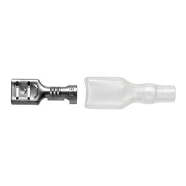 Audio-Technica AT-RXT250Lb Rexat Flat Terminals, L Size (#250 Equivalent), For 14.16.18 AWG, 3-Layer Coating (Undercopper/Gold Flash/Ruthenium), Pack of 8 [Made in Japan]