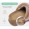 KuaiLu Women’s Fluff Slide Slipper Faux Fur Platform Slippers with