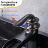 FRANSITON Waterfall Faucet Bathroom Faucet Single Handle One Hole Oil