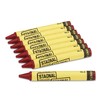 Crayola 5200023038 Staonal Marking Crayons, Red, 8/Box