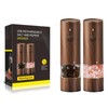 SOONHUA Electric Salt and Pepper Grinder Set, Rechargeable Salt and