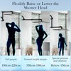 Rain Shower Head Extension Arm, 16 Inch Joint Metal Shower