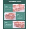 HapiLeap Retractable Drawer Organizer For Fridge, Refrigerator Storage Organizer Keep